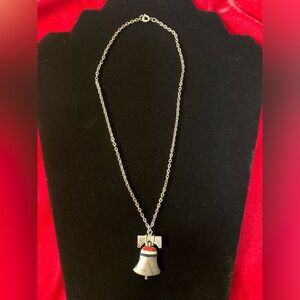 Vintage Sign Fourth Of July Independence Necklace